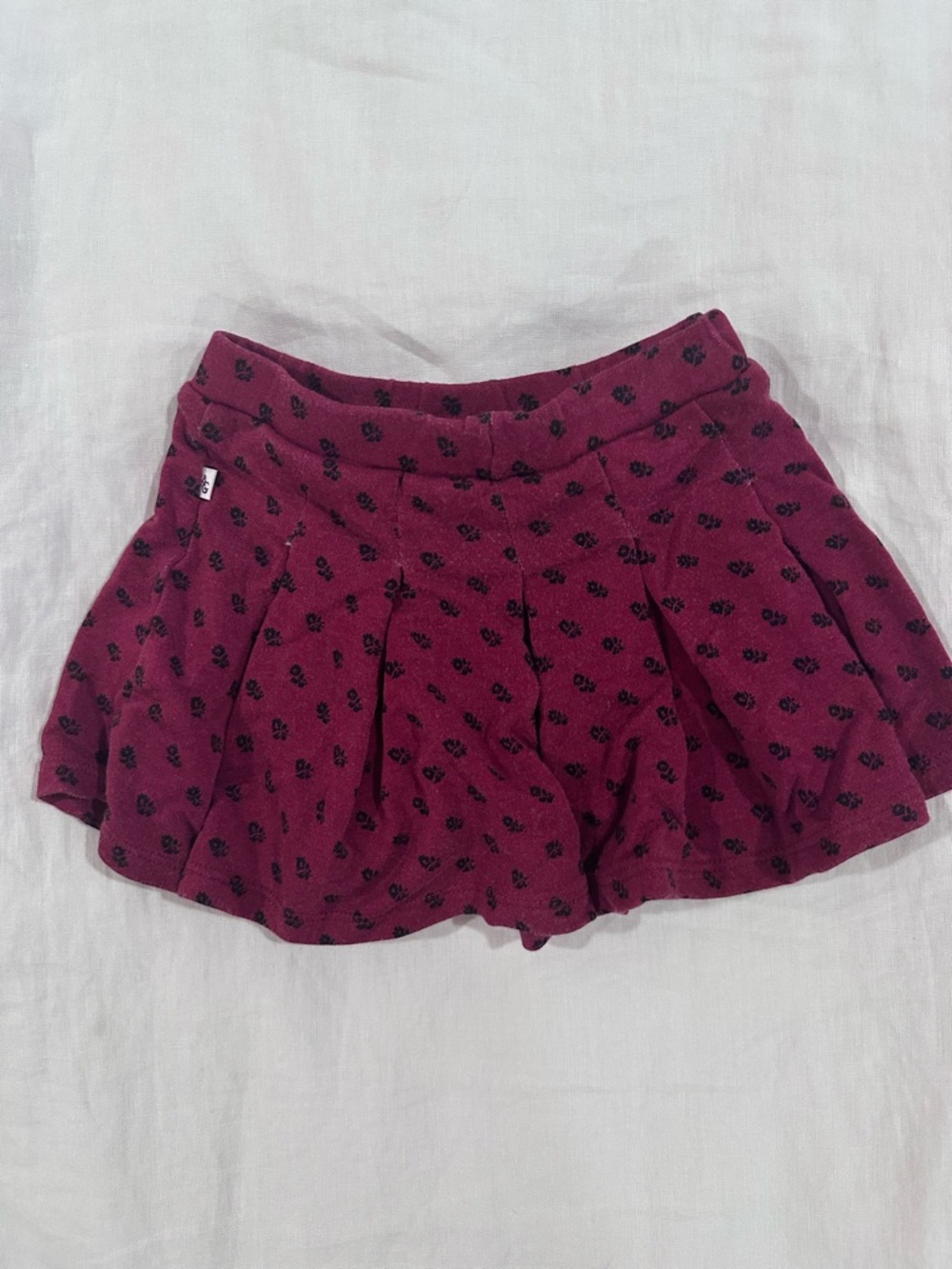 Posh Peanut x American Girl Josefina Burgundy Floral Skort